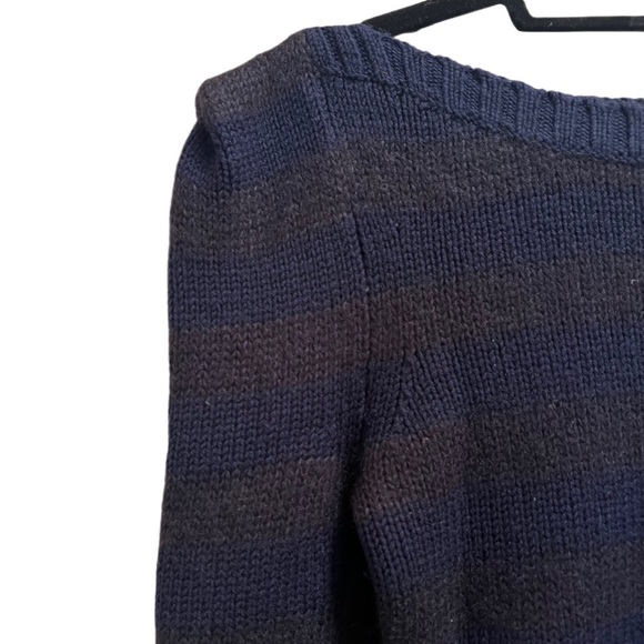 Vintage Vince Striped Sweater with Shoulder Detail - Picture 2 of 8